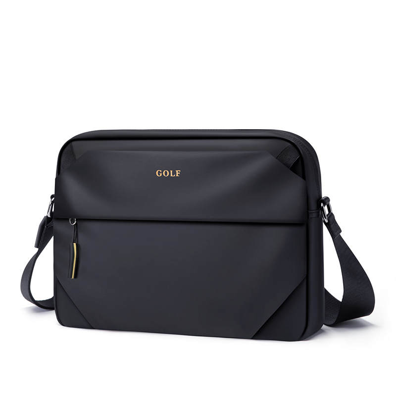 GOLF Oxford IPad Tablet Bags, Cycling Bag, Crossbody Bag, Shoulder Bag Large Men's Mist Black/Elegant Gray/Gray Green