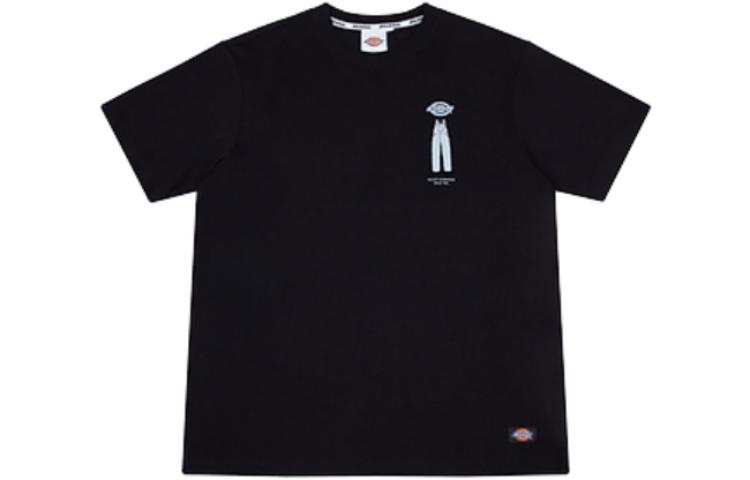 Dickies T Shirts Unisex Black Crew Neck Moderate Straight Fit