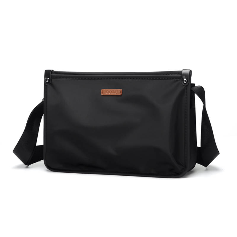 GOLF Oxford Laptop Bag Crossbody Bag Regular Unisex Black/Gray