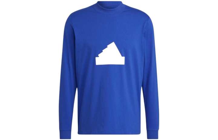 Adidas Adidas T Shirts Men's Blue Crew Neck Moderate Straight Fit