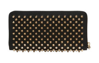 Christian Louboutin CL LUBOTING Cow Leather Wallet Women's Black
