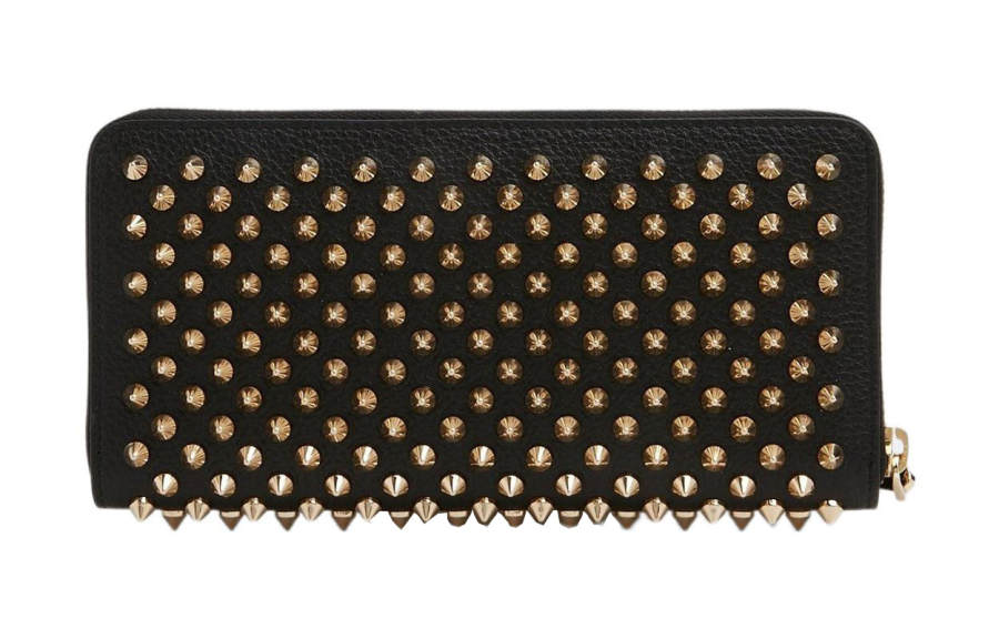 Christian Louboutin CL LUBOTING Cow Leather Wallet Women's Black