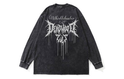 WHISTLEHUNTER T Shirts Unisex Black Crew Neck Moderate Straight Fit