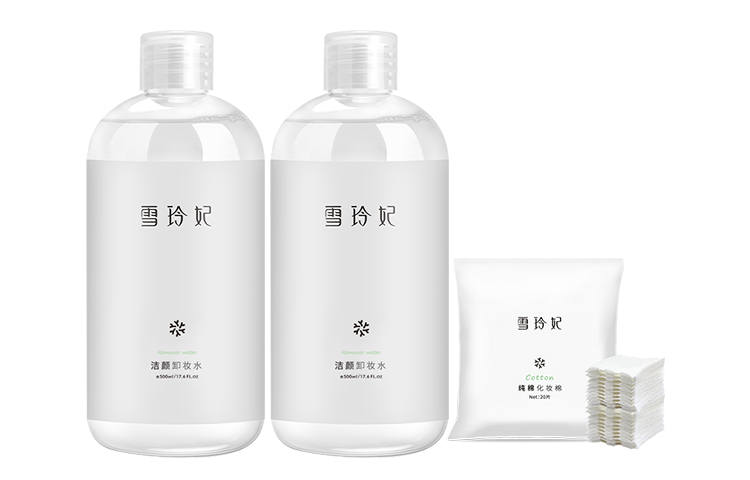 SNEFE Makeup Removal Water For Women's Face Gentle Cleaning For Eyes, Lips, And Face 3 in 1 500ml*2