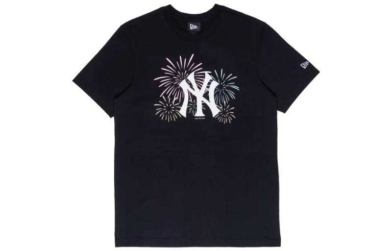 New Era FW22 T Shirt Unisex Black
