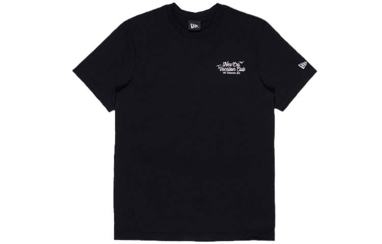 New Era T Shirts Unisex Black Crew Neck