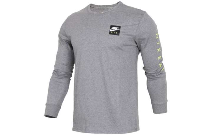 Nike Nike Drop Shoulder Sleeve T Shirt Men's Gray