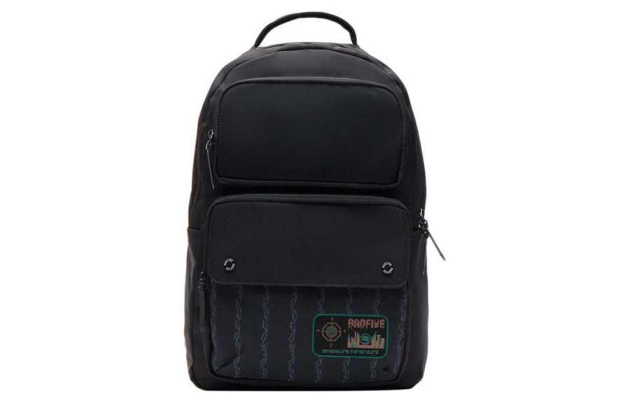 Li-Ning Li Ning BADFIVE Polyester Backpack Regular Unisex Black
