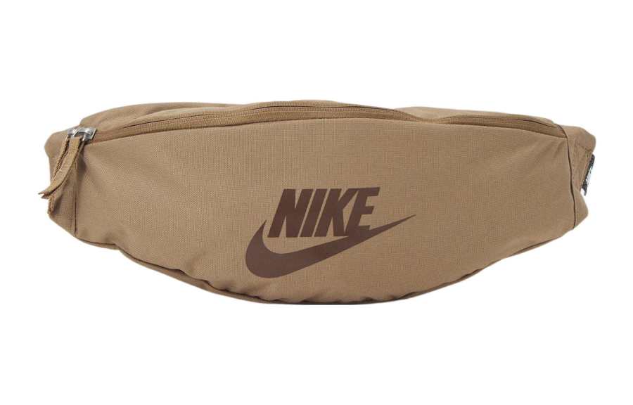 Nike Nike Fabric One Shoulder Crossbody Sling Bag, Fanny Pack Regular Unisex Brown