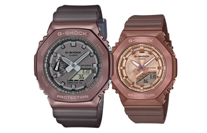 CASIO CASIO Unisex Pair Table Series Gold Watch