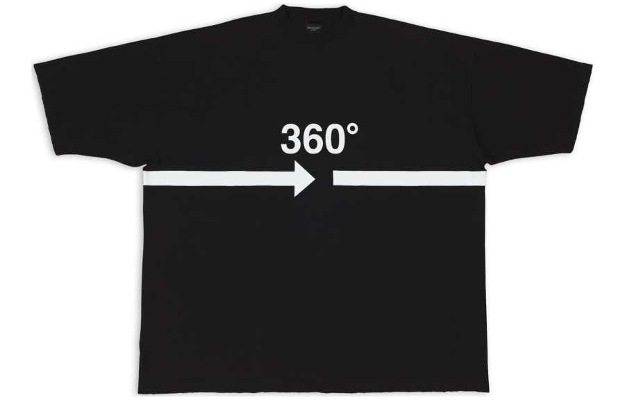 Balenciaga FW22 T Shirt Unisex Black