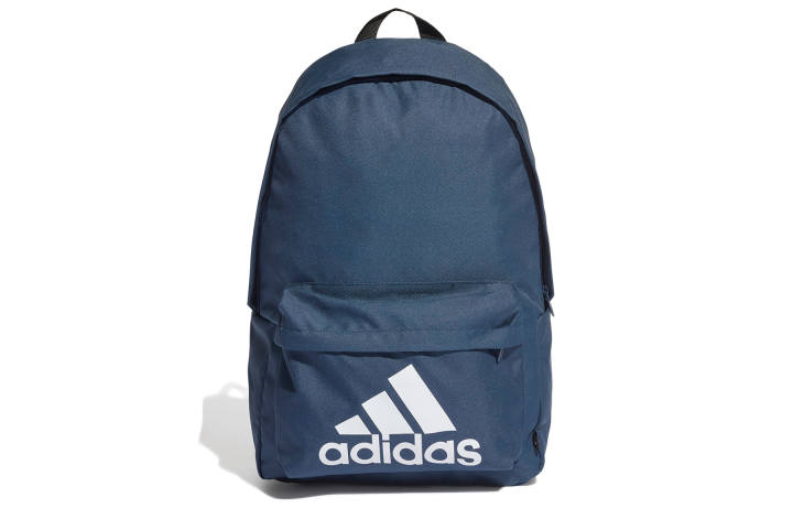 Adidas Adidas Recycled Polyester Plain Weave Fabric Backpack Regular Unisex Navy Blue