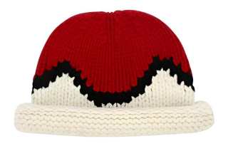 KENZO 【Previous Season】intarsia-knit pattern hat