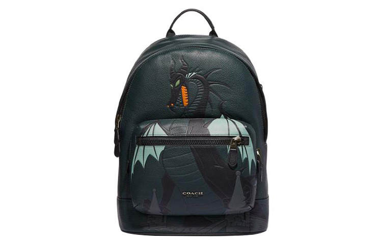 COACH COACH Disney, Collaboration West Leather Backpack Large Men's Pine Green