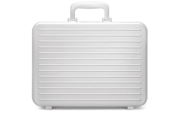 RIMOWA Aluminum Magnesium Alloy Briefcase Men's Silver