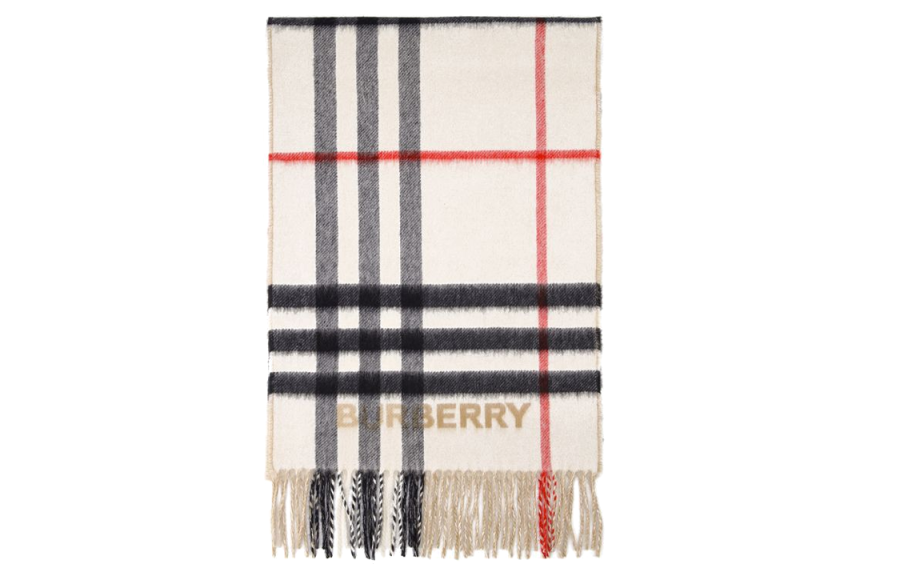 Burberry Burberry Check Cashmire Scarf