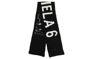 MM6 Maison Margiela Knit Scarves Kids Black