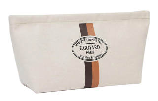 GOYARD Cotton Clutch Storage Bag Unisex Beige