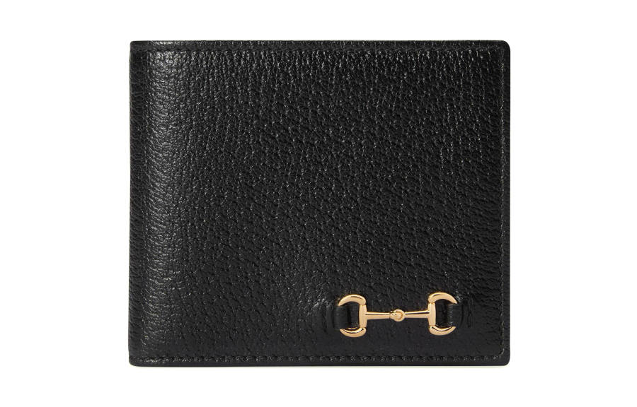 GUCCI GUCCI Leather Wallet Men's Black