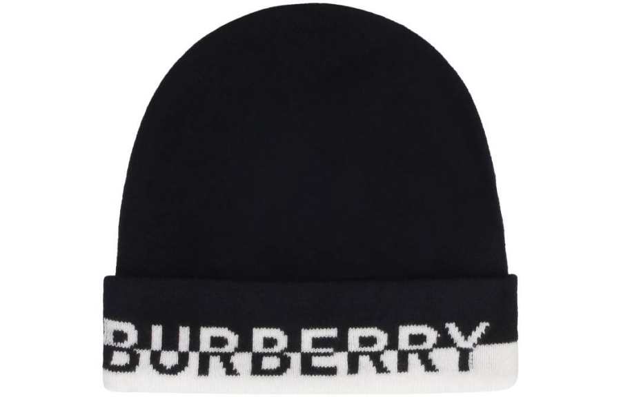 Burberry 【Previous Season】two-tone logo beanie