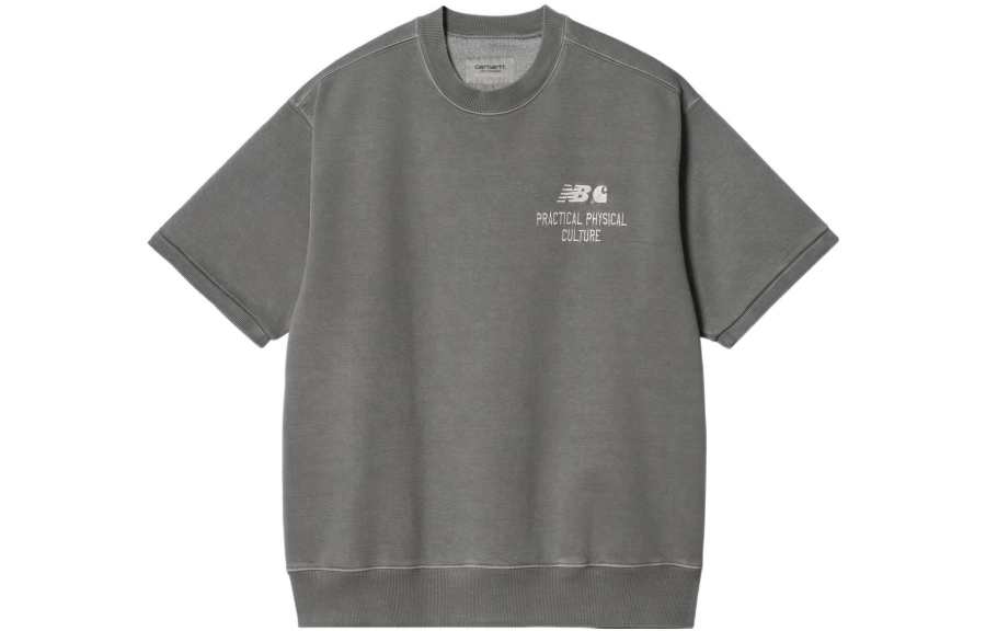 Carhartt WIP T Shirts Unisex Dark Gray Crew Neck Moderate