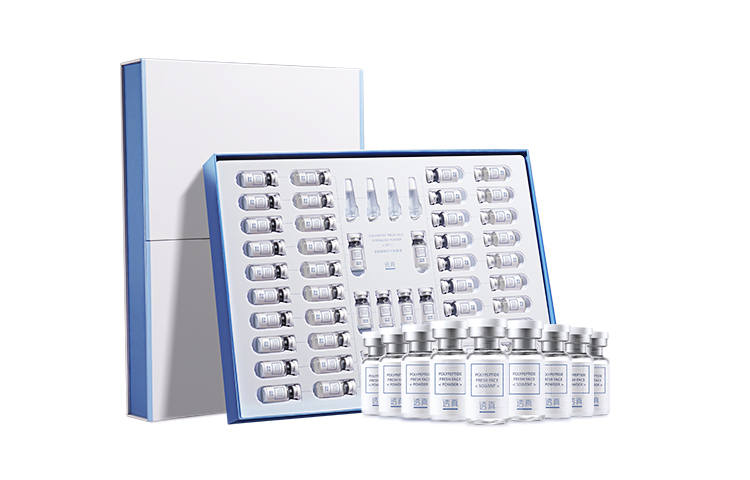 LUCENBASE Peptide Freeze Dried Powders Acne Fighting Fade Acne Marks Skincare Product Set Box