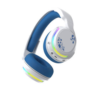 Dareu A710 Glaze Blue, Wired/Bluetooth 5.2/2.4G Wireless, Gaming Esports RGB Colorful Light Effect Head mounted