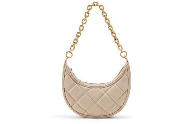CHARLES&KEITH Polyurethane Shoulder Bag Women's Beige/Black/Green/Orange