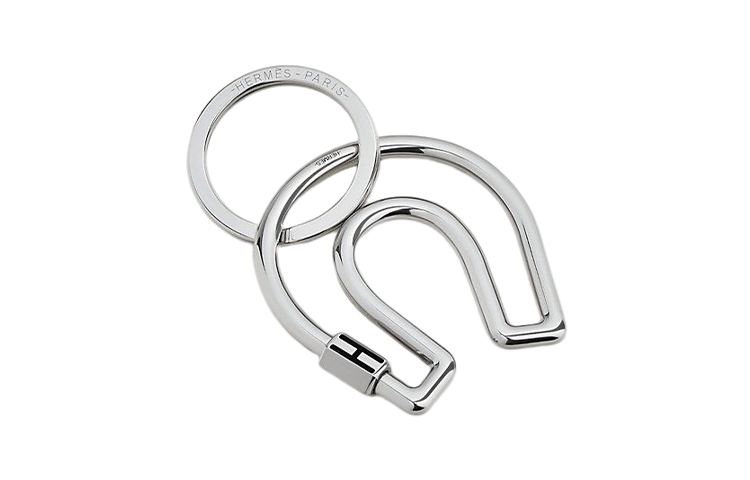 HERMES HERMES Cheval Metal Keychains Unisex