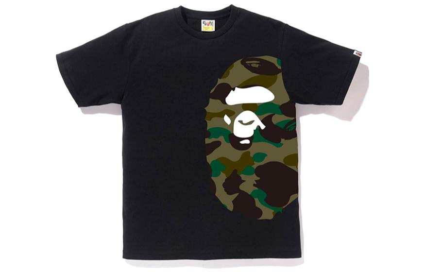 A BATHING APE Bape 1st Camo Side Big Ape Head Tee