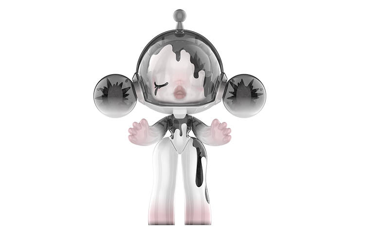 POP MART POP MART 1000% MEGA Skullpanda Α Light And Dark Single Trendy Figures 76cm