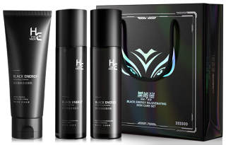 H&E Black Energy Awakening Skin Practical Boyfriend Box Skincare Sets
