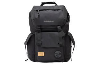 Subcrew Polyester Backpack Unisex Gray Pea Green
