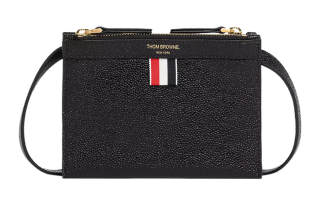 THOM BROWNE Rwb Tab Zipped Crossbody Bag