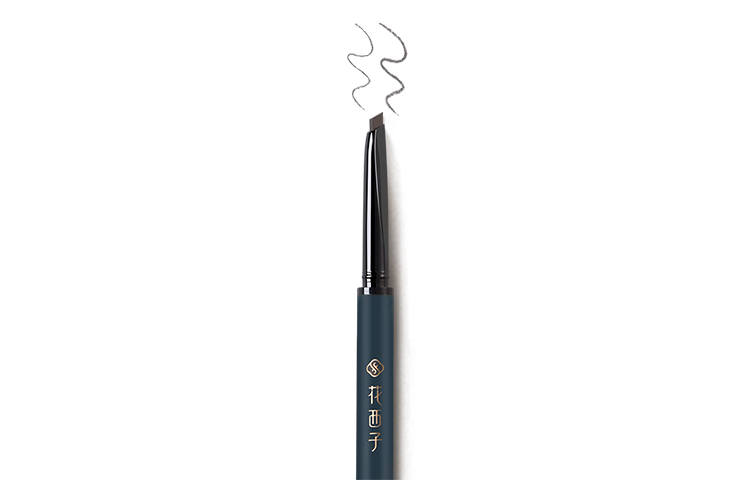 Florasis Snail Dark Cyan Preserved Flower Eyebrow Pencil Slim Long Lasting Waterproof And Sweat Resistant 0.08g