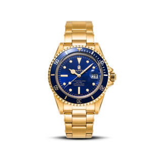 A BATHING APE Bape A BATHING APE Type 1 Bapex Watch Gold Black