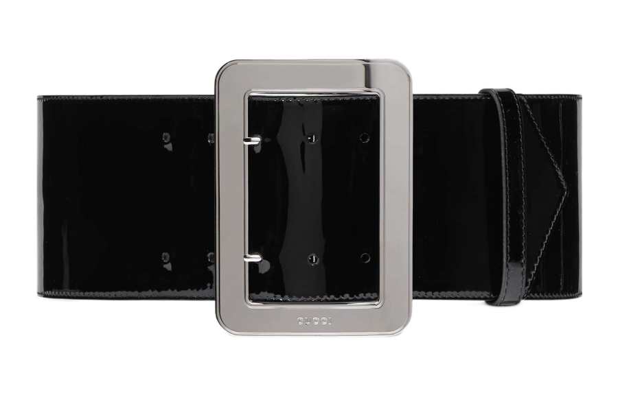 GUCCI Patent Belt Wide