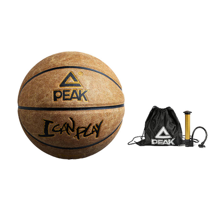 PEAK PEAK Suede Basketball Rubber Liner Brown Size 7 Training Unisex