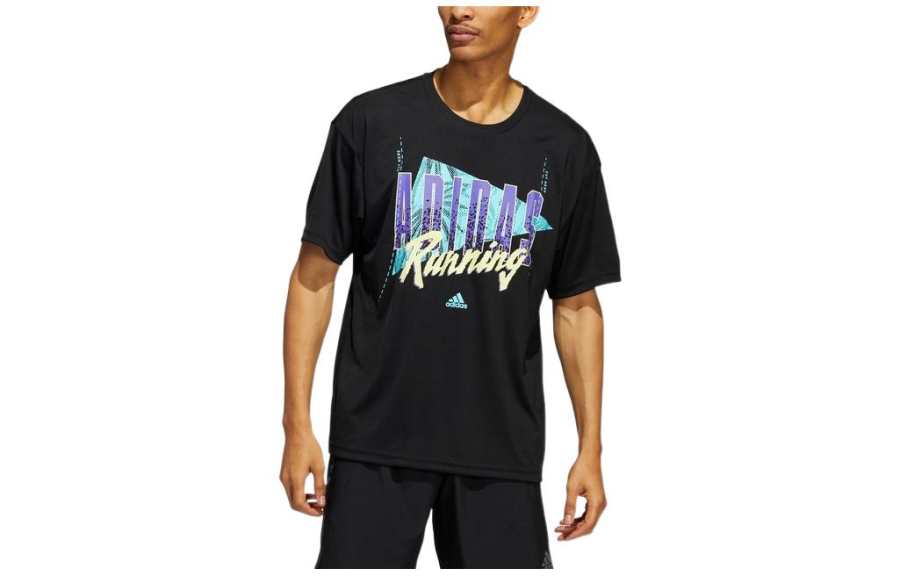 Adidas Adidas T Shirts Unisex Black Crew Neck Moderate Straight Fit