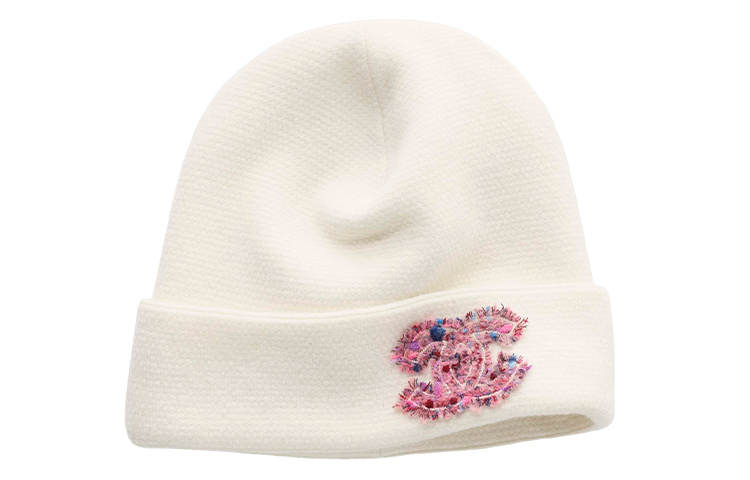 CHANEL CHANEL Cashmere Beanies Women's White