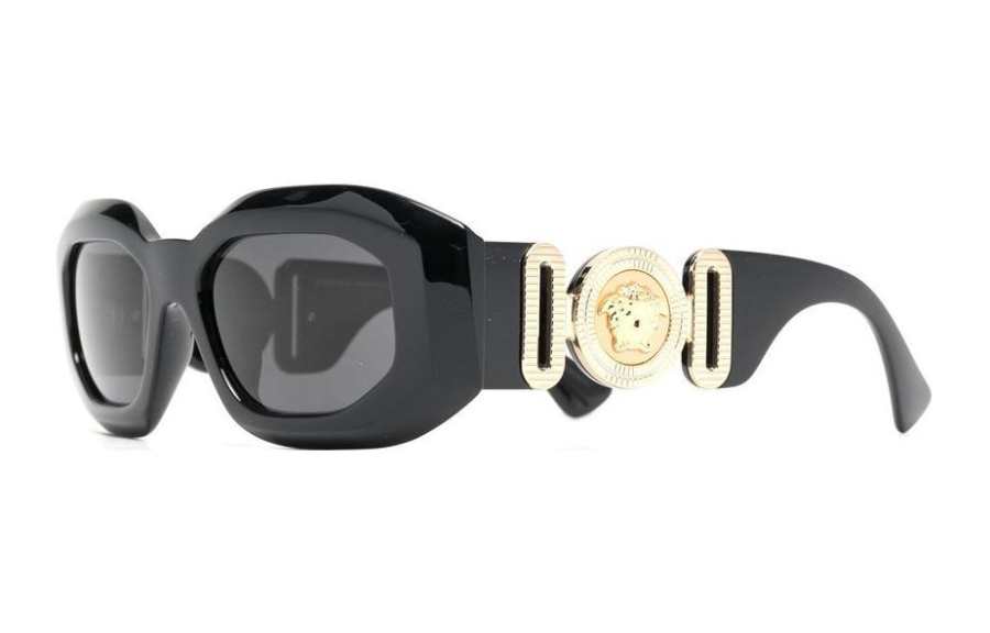 VERSACE 【Best of: Promotions】Medusa Head-detail oversize-frame sunglasses