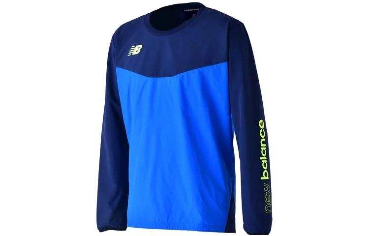 New Balance New Balance WQ SPEED T Shirts Men's Blue Crew Neck Moderate Straight Fit