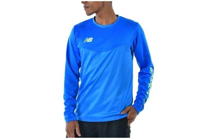 New Balance New Balance Black Out Collection T Shirts Men's Blue Crew Neck Moderate