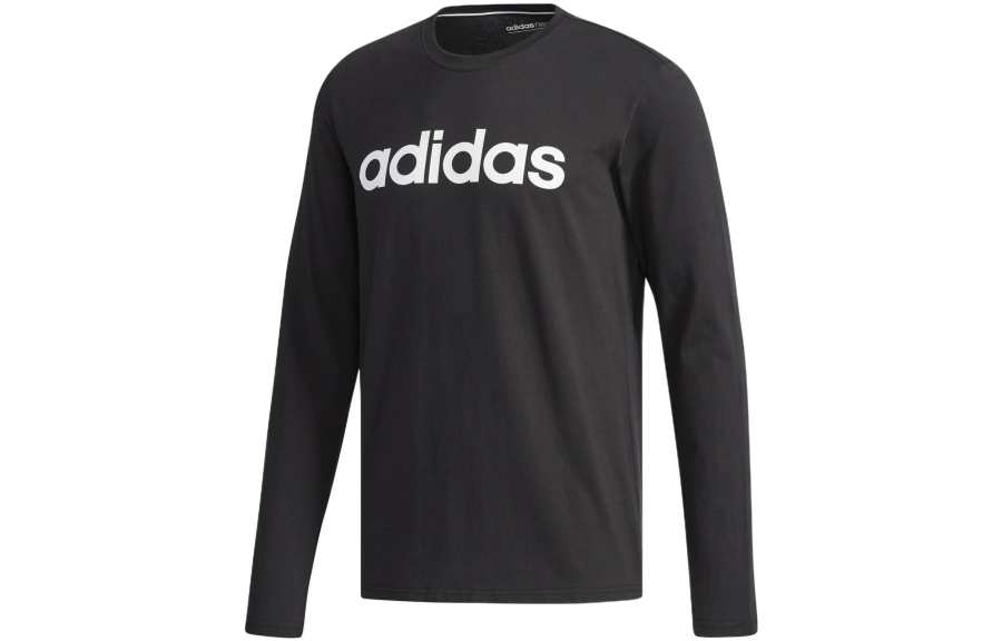 Adidas Adidas T Shirts Men's Black Crew Neck Moderate Straight Fit