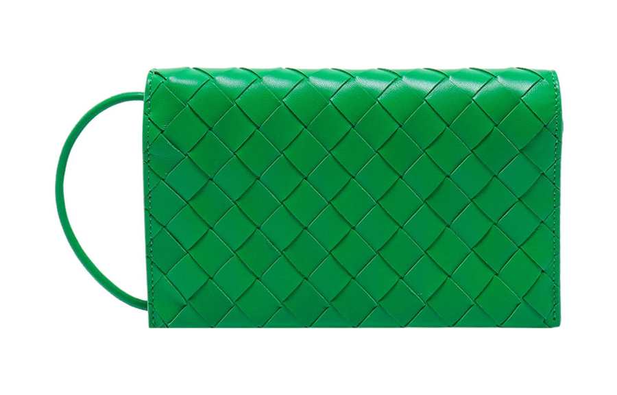 Bottega Veneta Intrecciato Strapped Wallet