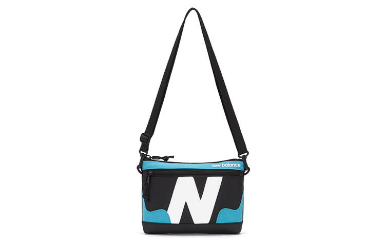 New Balance New Balance Synthetic Leather Sports Bag, Shoulder Bag, Crossbody Bag Unisex Black