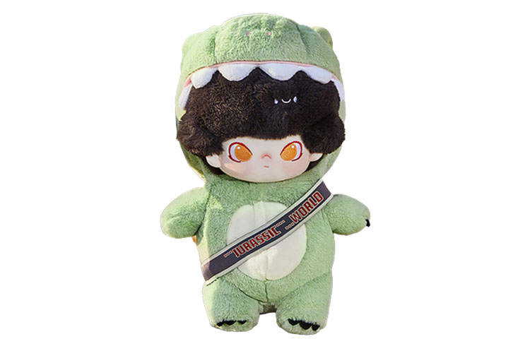 POP MART Jurassic World Collection Dimoo Oh, Cotton Dolls Cute Dolls 25cm