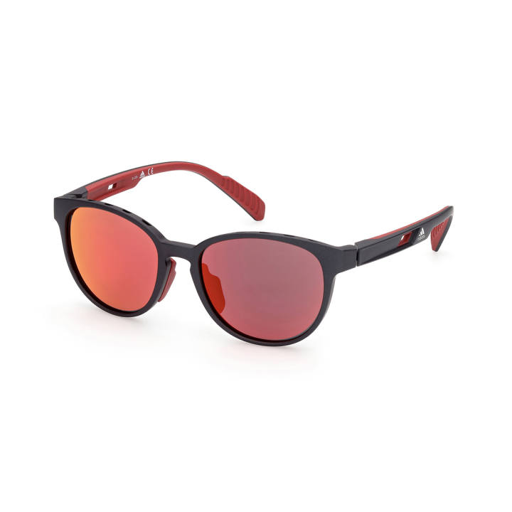 Adidas Adidas Injection Molded Oval Sunglasses Unisex Black
