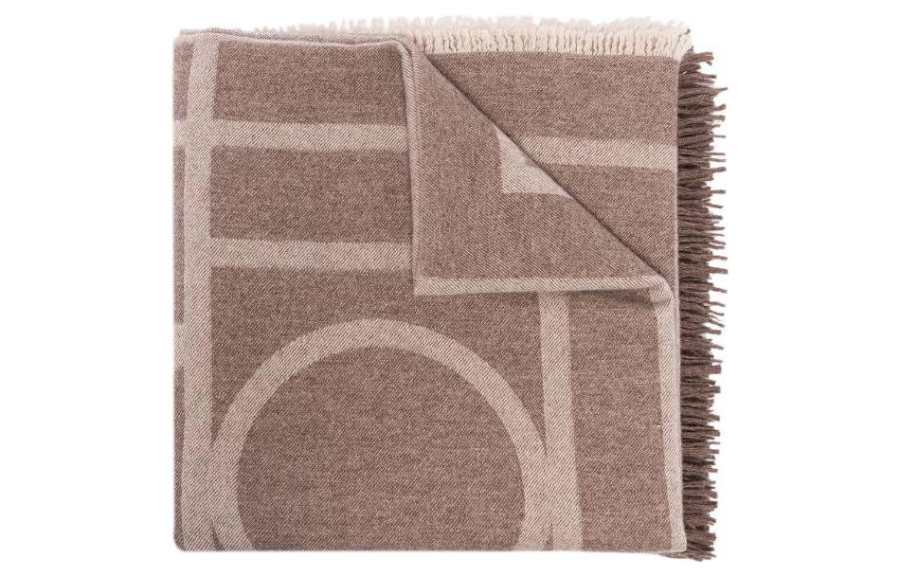 TOTEME Totême Monogram Knitted Scarf