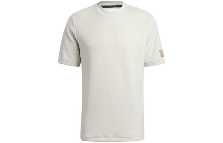 Adidas Adidas T Shirts Men's White Crew Neck Moderate Straight Fit